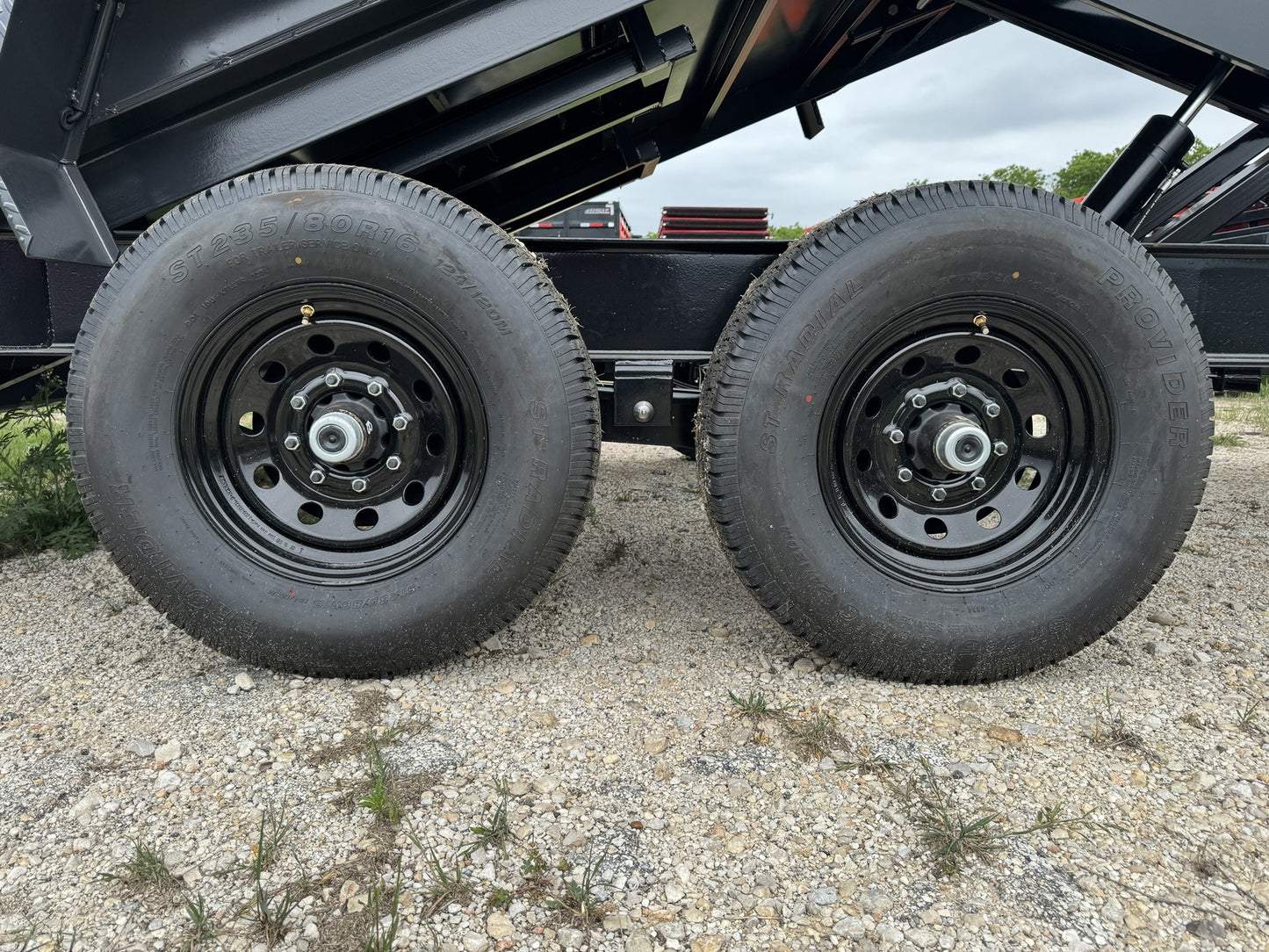 14' BP Dump Trailer 4ft Sides (2) 7k Axles 001473 - Dump Trailers BP - Stryker Dealership Group