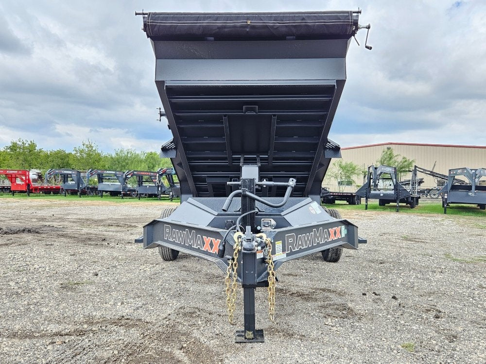 14' BP Dump Trailer (2) 7k Axles 19" Walls - Black - Dump Trailers - Stryker Dealership Group