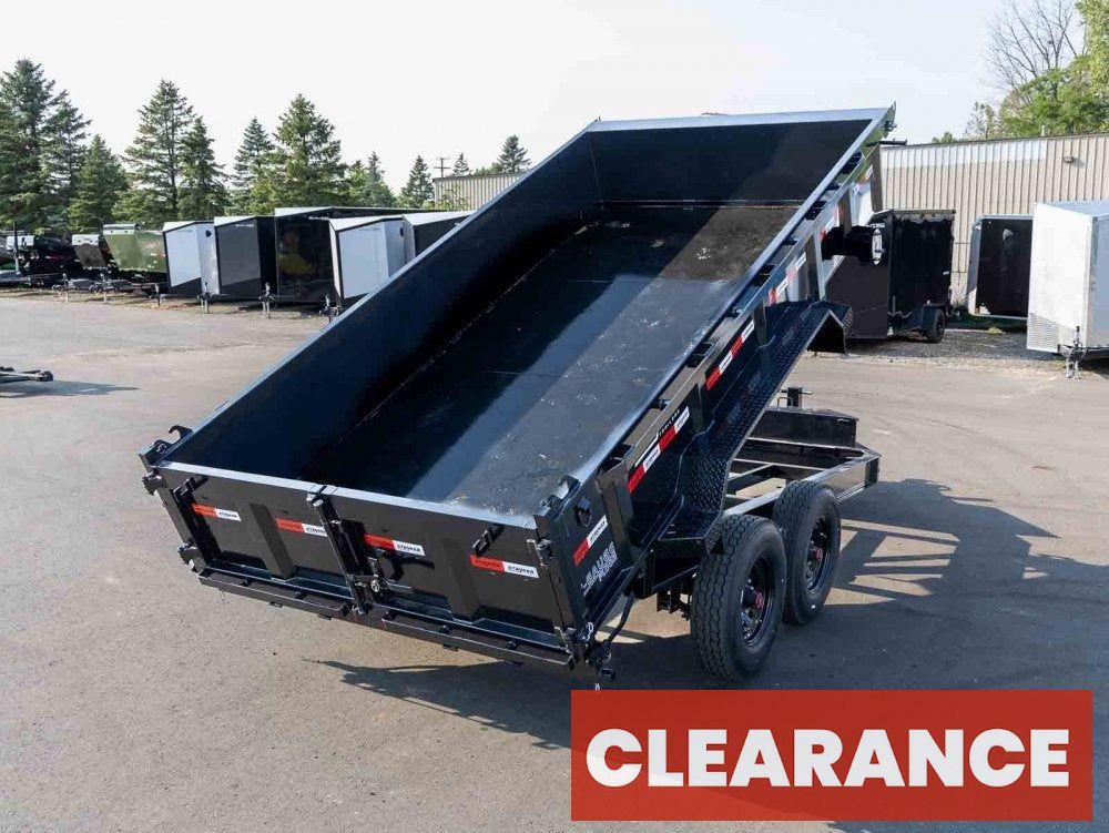 14' BP Dump Trailer (2) 8k Axles 2' Walls 14 Ply Tires - Dump Trailers - Stryker Dealership Group