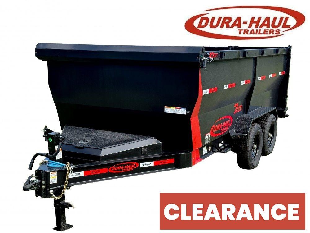 14' DRL Dump Trailer 48" Sides (2) 7K Axles Scissor Lift - Bumper Pull Dump - Dump Trailers - Stryker Dealership Group