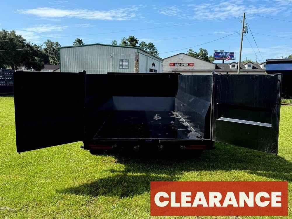 14' DRL Dump Trailer 48" Sides (2) 7K Axles Scissor Lift - Bumper Pull Dump - Dump Trailers - Stryker Dealership Group