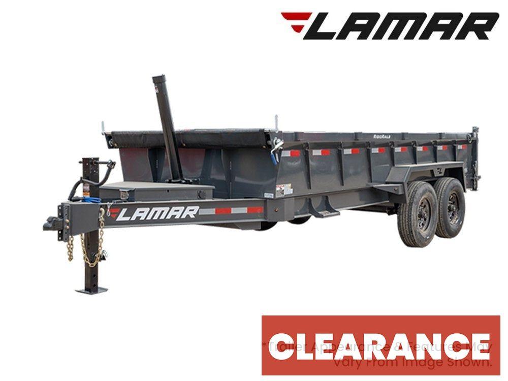 14' DT Bumper Pull Dump 36" Sides - 7K Axles - Telescopic Lift - Bumper Pull Dump - Dump Trailers - Stryker Dealership Group