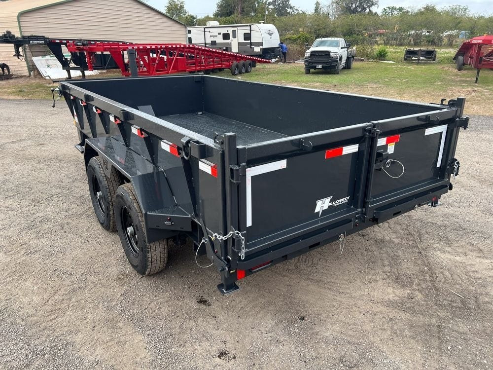 14' Dump Trailer 24" Side Walls - Telescopic Lift - Bumper Pull Dump - Dump Trailers - Stryker Dealership Group