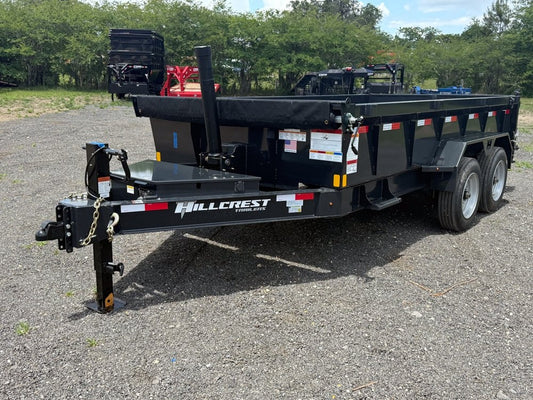 14' Dump Trailer BP 24" Side Walls - Telescopic lift - 8k Axles - Dump Trailers - Stryker Dealership Group