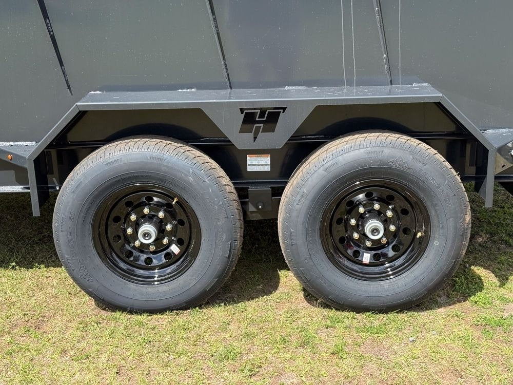 14' Dump Trailer BP 40" Side Walls - Telescopic lift - 7k Axles - Bumper Pull Dump - Dump Trailers - Stryker Dealership Group