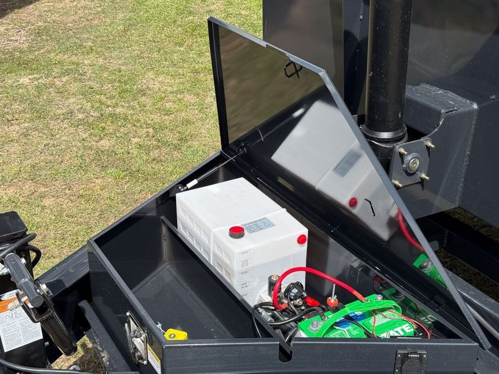 14' Dump Trailer BP 40" Side Walls - Telescopic lift - 7k Axles - Bumper Pull Dump - Dump Trailers - Stryker Dealership Group