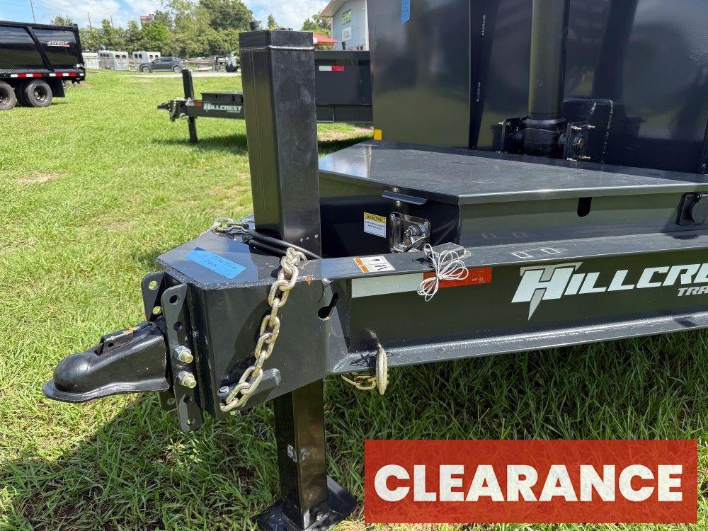 14' Dump Trailer BP 40" Side Walls - Telescopic lift - 7k Axles - Hydraulic Jack - Bumper Pull Dump - Dump Trailers - Stryker Dealership Group