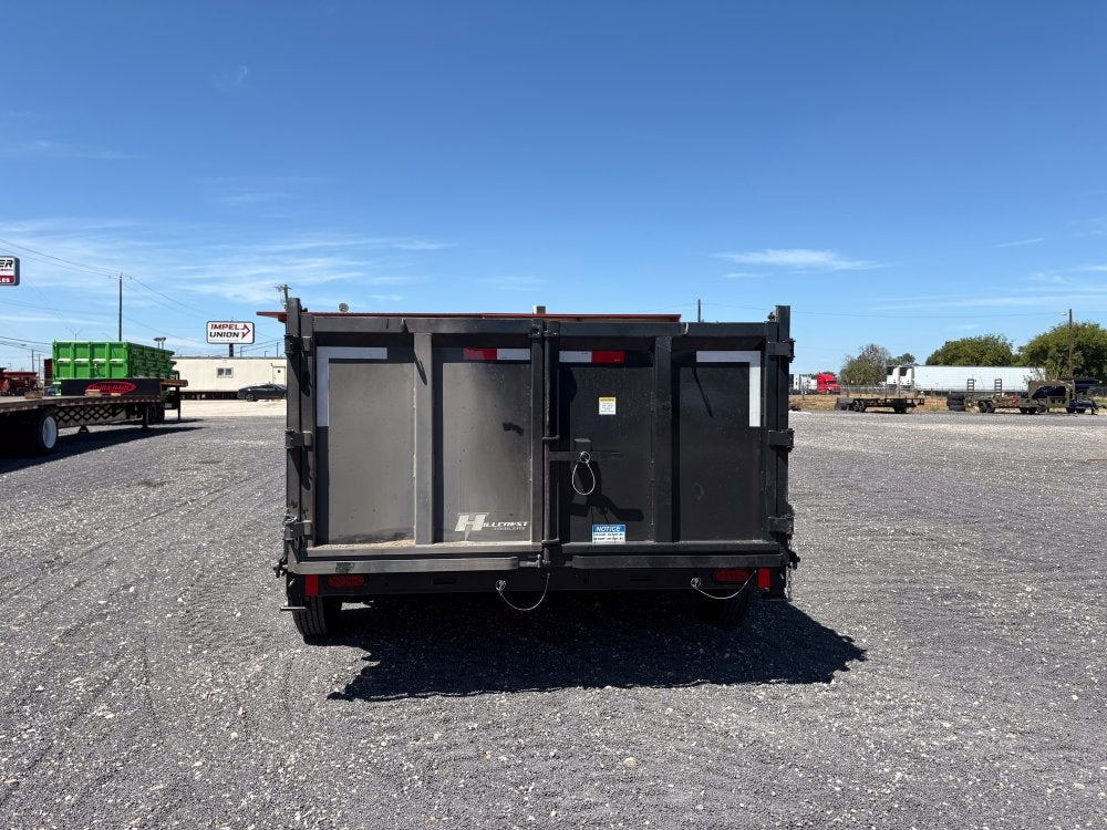 14' Dump Trailer BP 40" Side Walls - Telescopic lift - 8k Axles - Bumper Pull Dump - Dump Trailers - Stryker Dealership Group