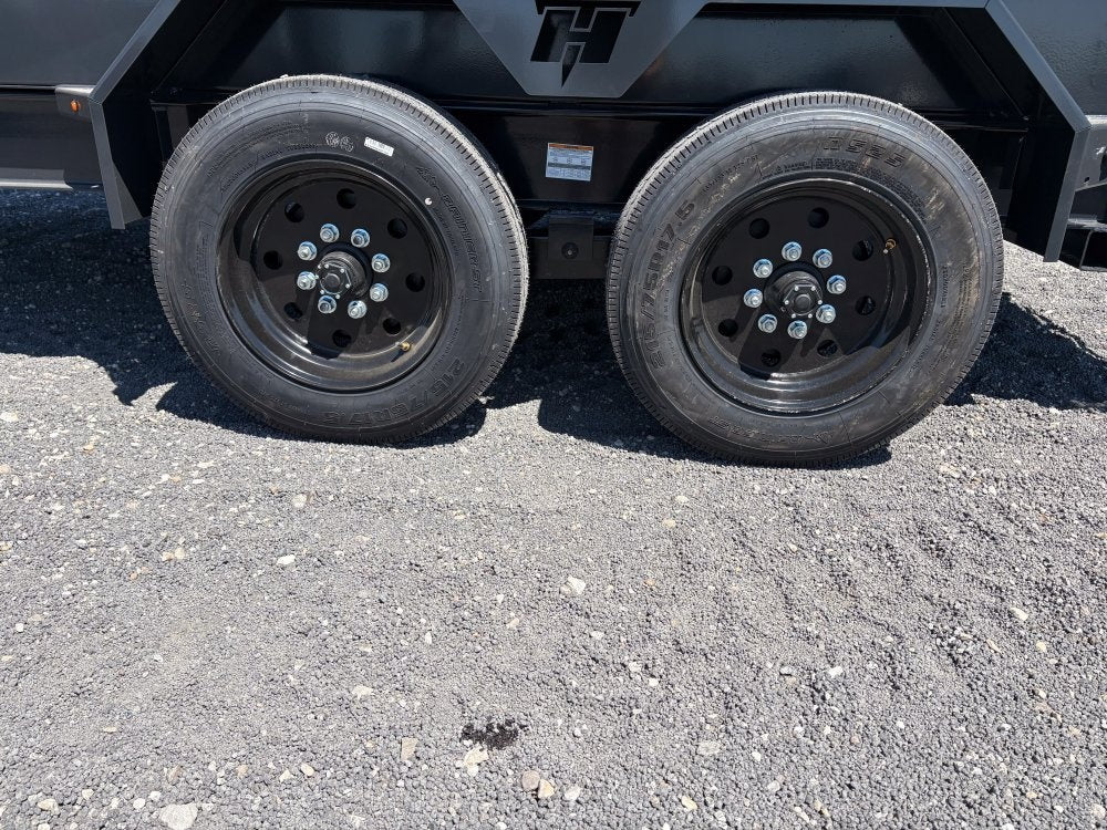 14' Dump Trailer BP 40" Side Walls - Telescopic lift - 8k Axles - Bumper Pull Dump - Dump Trailers - Stryker Dealership Group