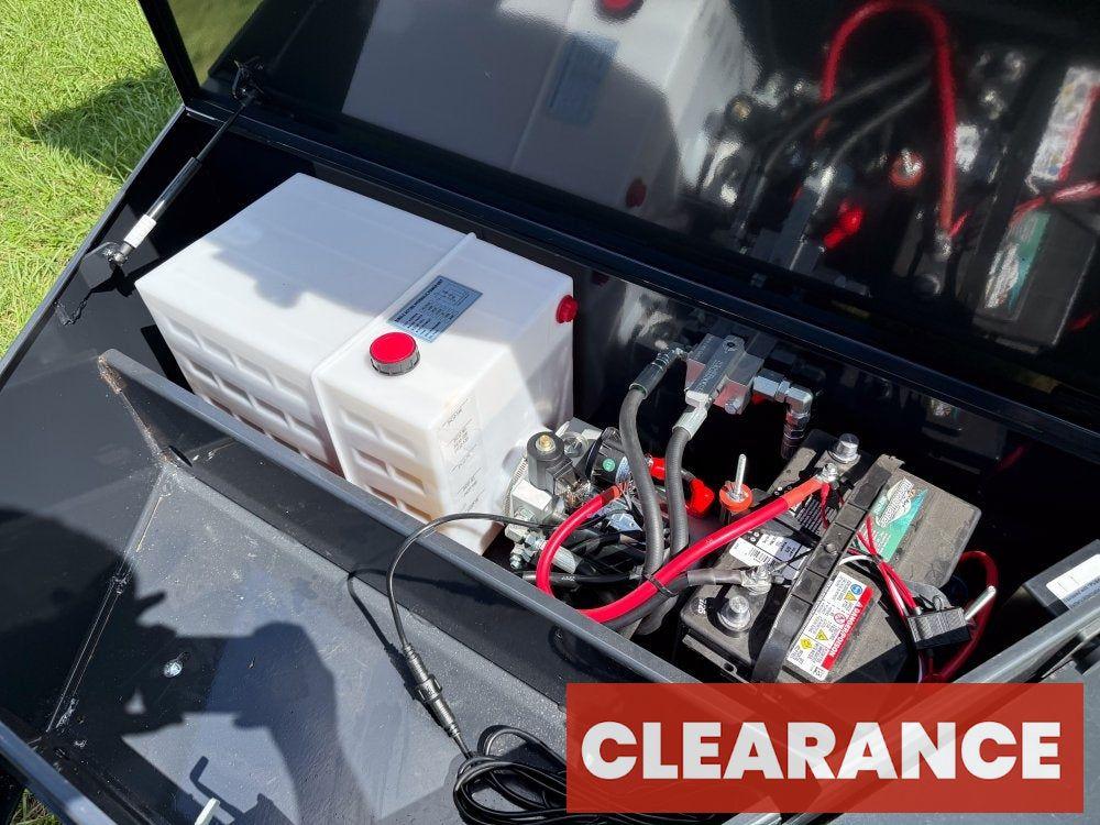 14' Dump Trailer BP 40" Side Walls - Telescopic lift - 8k Axles - Hydraulic Jack - Bumper Pull Dump - Dump Trailers - Stryker Dealership Group