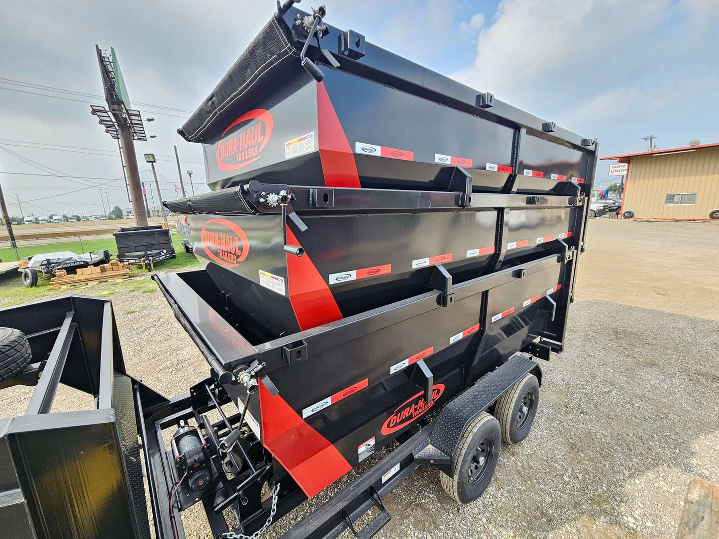 14' Dura Haul GN Roll Off Bundle (2) 7k Axles + 3 Bins ROP008855 - Roll Off Packages - Stryker Dealership Group