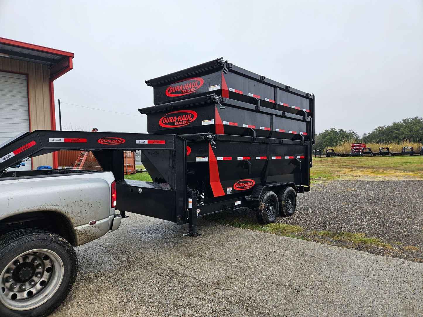 14' Dura Haul GN Roll Off Bundle (2) 7k Axles + 3 Bins ROP008855 - Roll Off Packages - Stryker Dealership Group