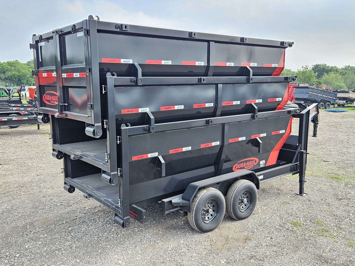 14' Dura Haul GN Roll Off Bundle (2) 7k Axles + 3 Bins ROP008855 - Roll Off Packages - Stryker Dealership Group