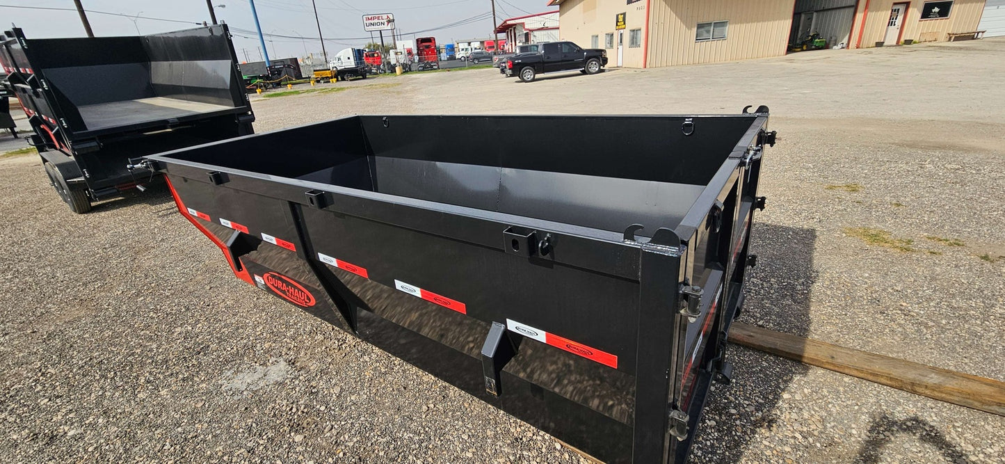 14' Dura-Haul Roll Off Bin 4' Walls - Black DH8855C - Roll Off Bins - Stryker Dealership Group