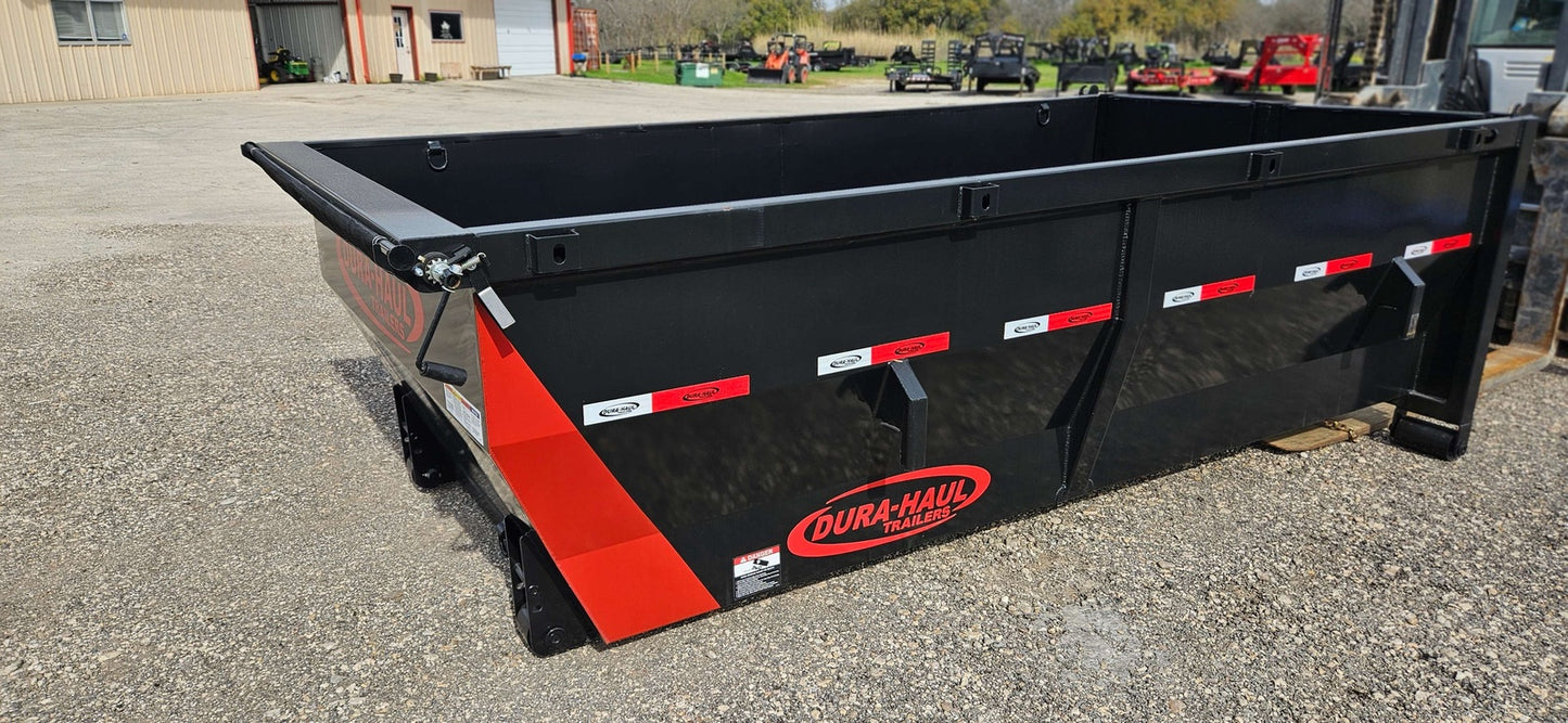 14' Dura-Haul Roll Off Bin 4' Walls - Black DH8855C - Roll Off Bins - Stryker Dealership Group