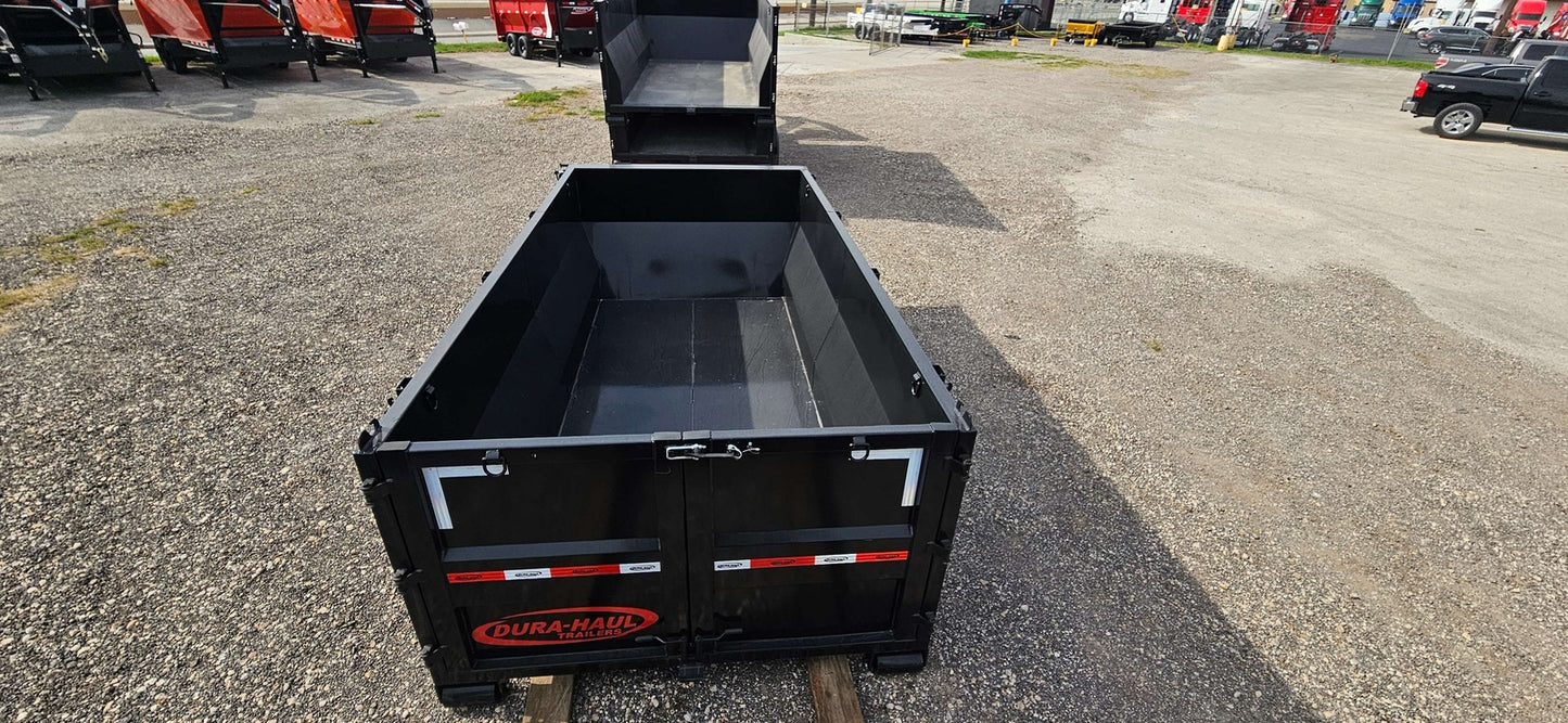 14' Dura-Haul Roll Off Bin 4' Walls - Black DH8855C - Roll Off Bins - Stryker Dealership Group