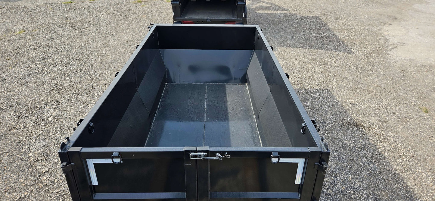 14' Dura-Haul Roll Off Bin 4' Walls - Black DH8855C - Roll Off Bins - Stryker Dealership Group