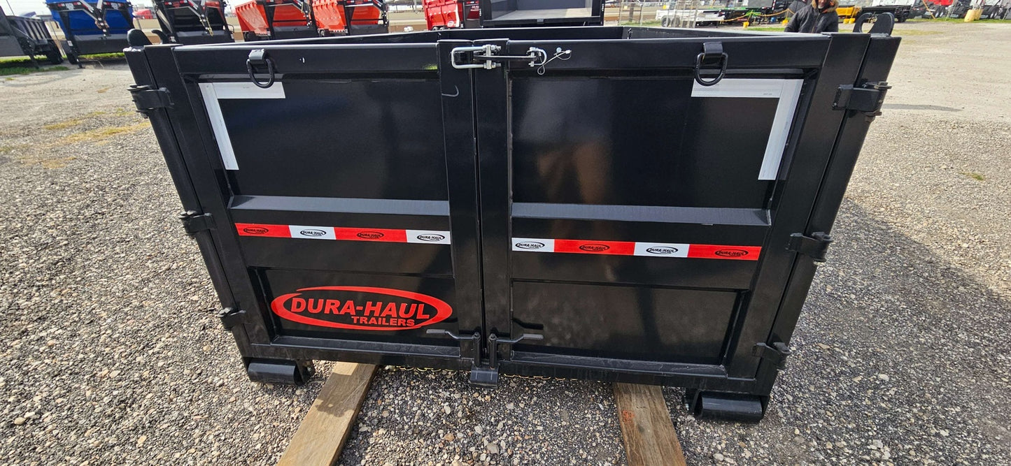 14' Dura-Haul Roll Off Bin 4' Walls - Black DH8855C - Roll Off Bins - Stryker Dealership Group