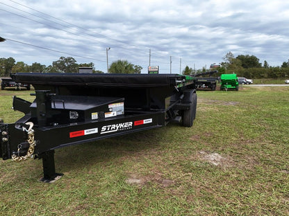 14' EDT Dump Trailer 20" Side Walls - 10 ga Floor - 521 Scissor Lift - 3 Way Gate 002108 - Dump Trailers - Stryker Dealership Group