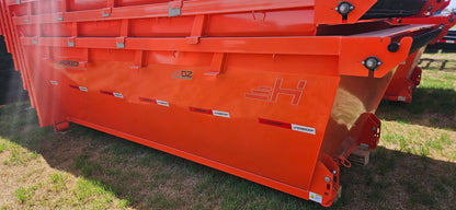 14' EDZ Roll Off Bin 4' Walls - Orange 004233 - Roll Off Bins - Stryker Dealership Group