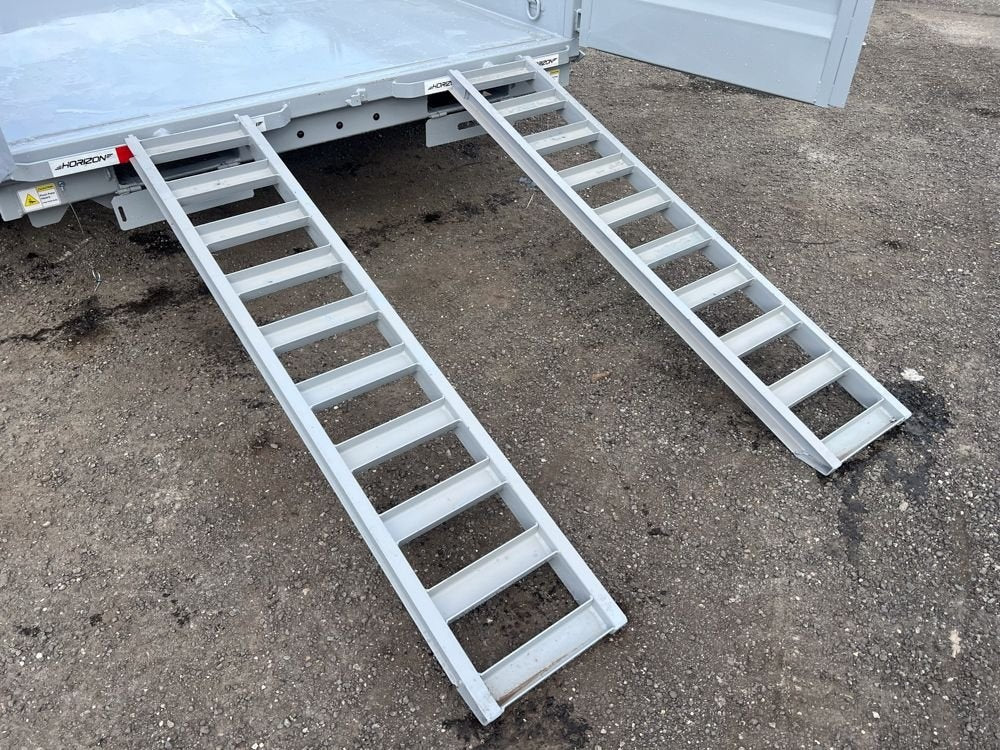14' EZ7 Dump Trailer 19" Sides 7K Axles 14K GVWR 3-way Door Slide In Ramps - Dump Trailers - Stryker Dealership Group