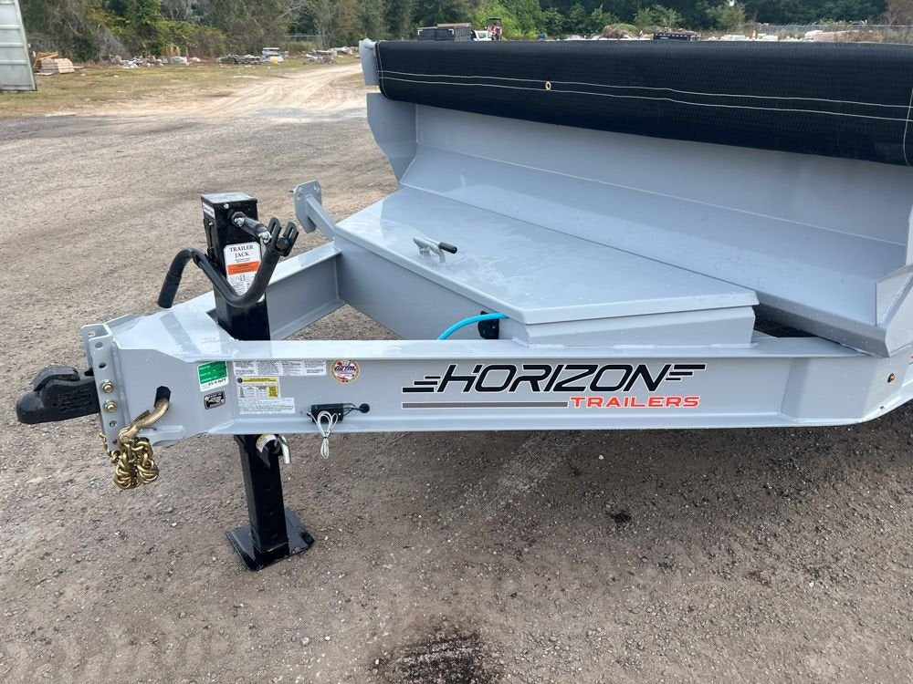 14' EZ7 Dump Trailer 19" Sides 7K Axles 14K GVWR 3-way Door Slide In Ramps - Dump Trailers - Stryker Dealership Group