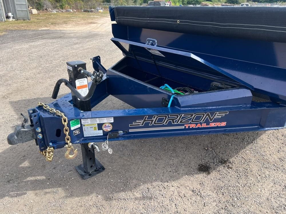 14' EZ7 Dump Trailer 19" Sides 7K Axles 14K GVWR 3-way Door Slide In Ramps - Dump Trailers - Stryker Dealership Group