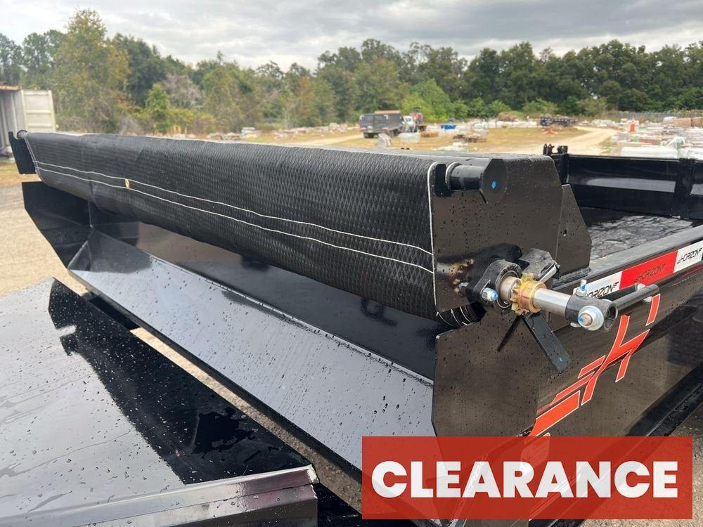 14' EZ7 Dump Trailer 19" Sides 7K Axles 14K GVWR 3-way Door Slide In Ramps - Dump Trailers - Stryker Dealership Group