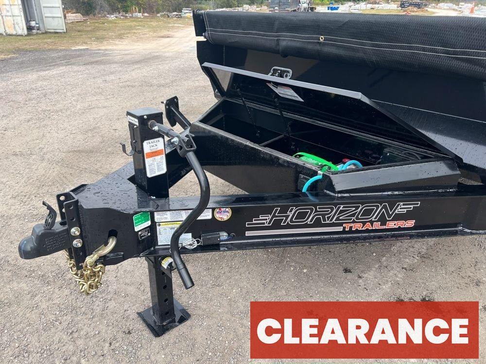 14' EZ7 Dump Trailer 19" Sides 7K Axles 14K GVWR 3-way Door Slide In Ramps - Dump Trailers - Stryker Dealership Group