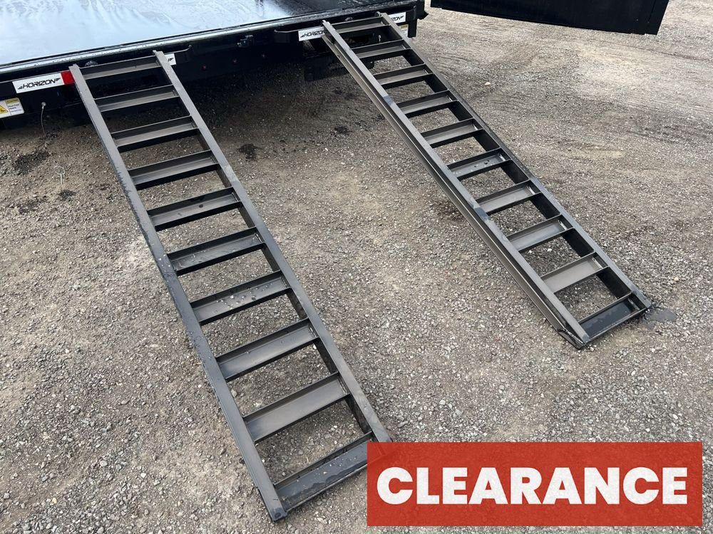 14' EZ7 Dump Trailer 19" Sides 7K Axles 14K GVWR 3-way Door Slide In Ramps - Dump Trailers - Stryker Dealership Group