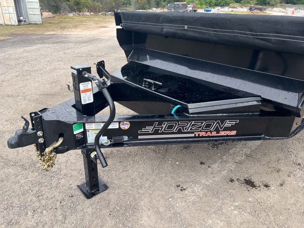 14' EZ7 Dump Trailer 19" Sides 7K Axles 14K GVWR 3-way Door Slide In Ramps - Dump Trailers - Stryker Dealership Group