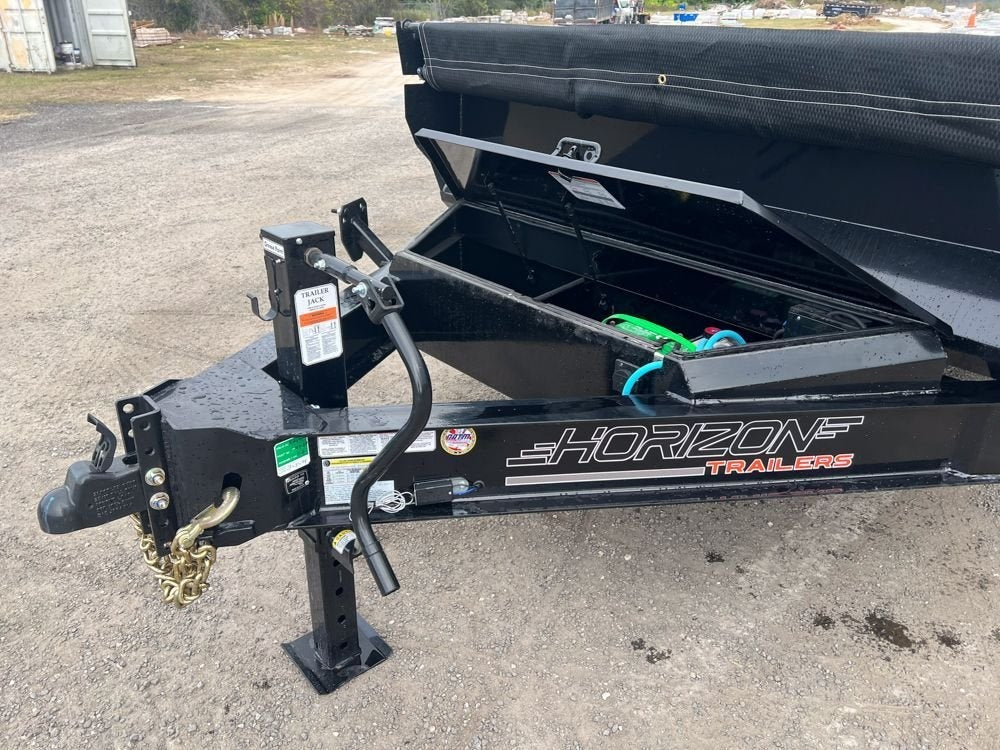 14' EZ7 Dump Trailer 19" Sides 7K Axles 14K GVWR 3-way Door Slide In Ramps - Dump Trailers - Stryker Dealership Group