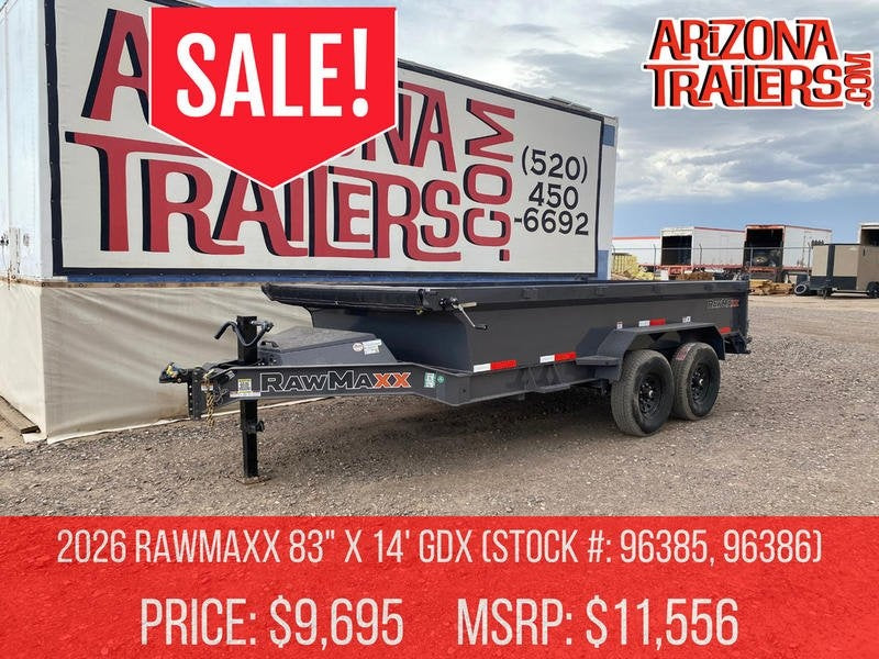 14' GDX Dump Trailer - DT1 Light Duty - Stryker Dealership Group