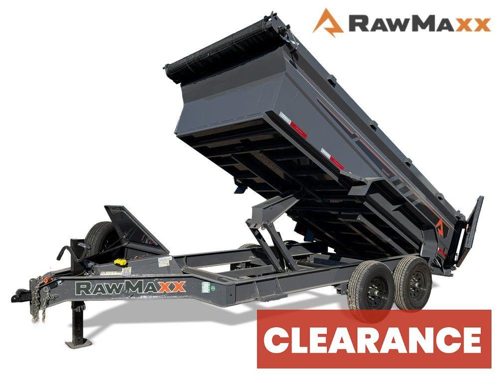 14' GDX Knight Dump 32" Sides - 7K Axles - 516 Scissor - Bumper Pull Dump - Dump Trailers - Stryker Dealership Group