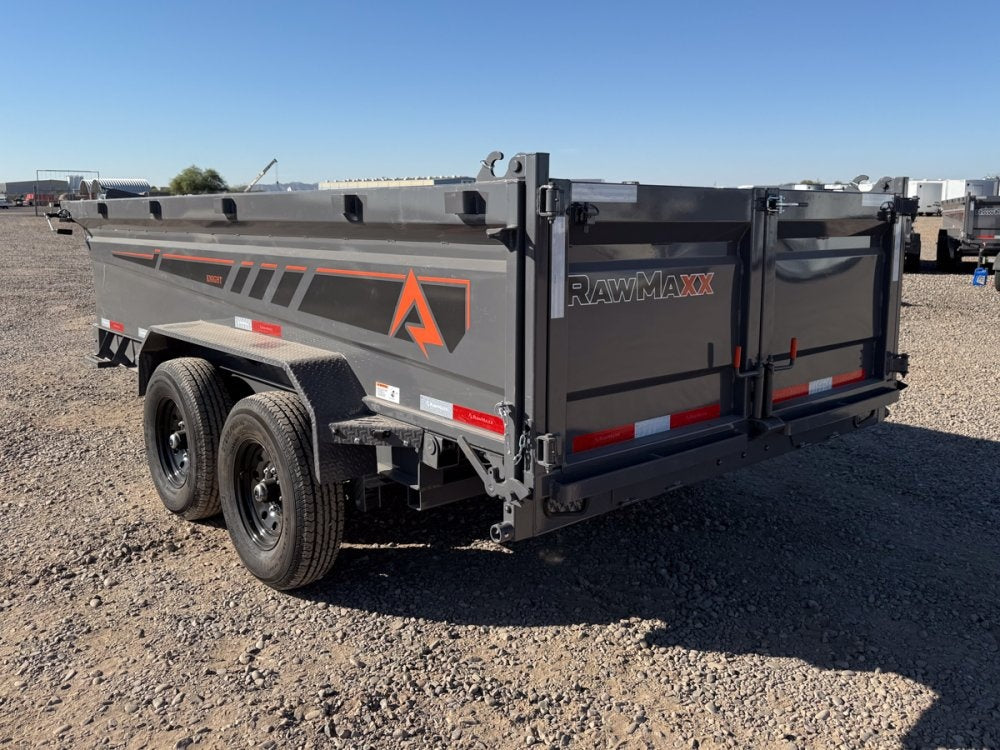 14' GDX Knight Dump 32" Sides - 7K Axles - 516 Scissor - DT2 Contractor/Dump Trailers - Stryker Dealership Group
