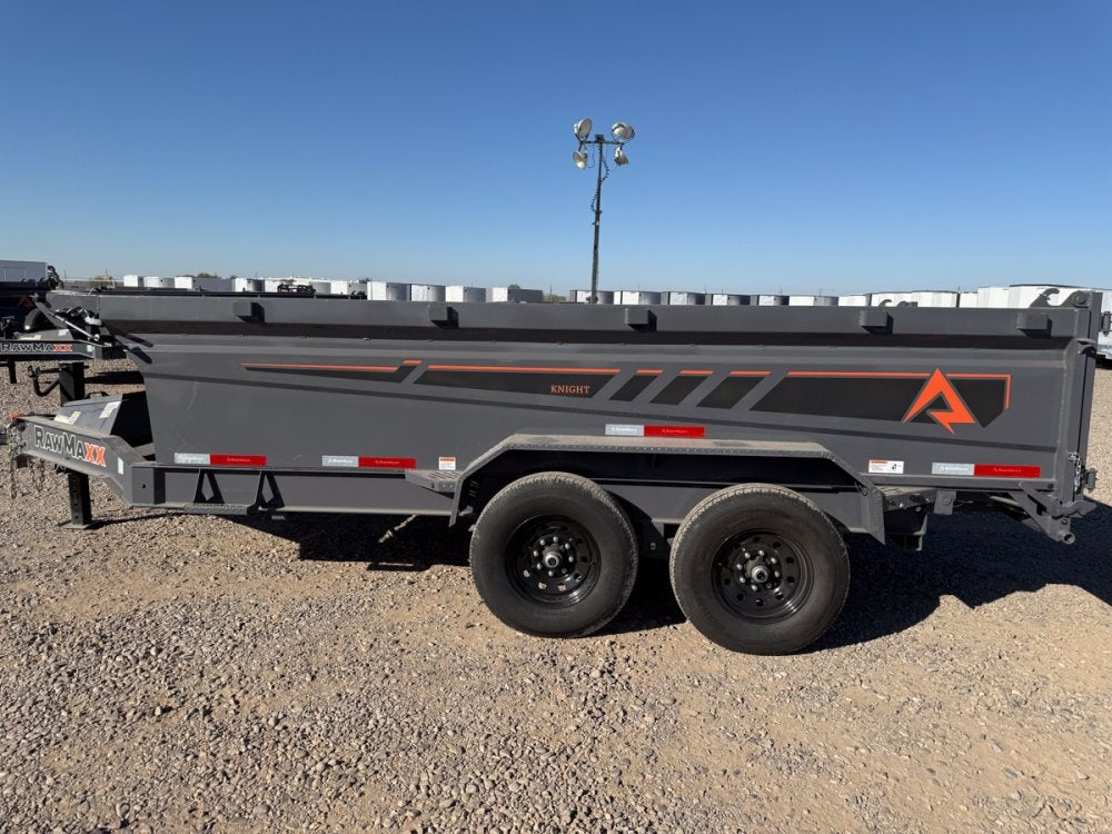 14' GDX Knight Dump 32" Sides - 7K Axles - 516 Scissor - DT2 Contractor/Dump Trailers - Stryker Dealership Group