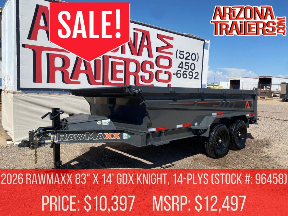 14' GDX Knight Dump Trailer - DT1 Light Duty - Stryker Dealership Group