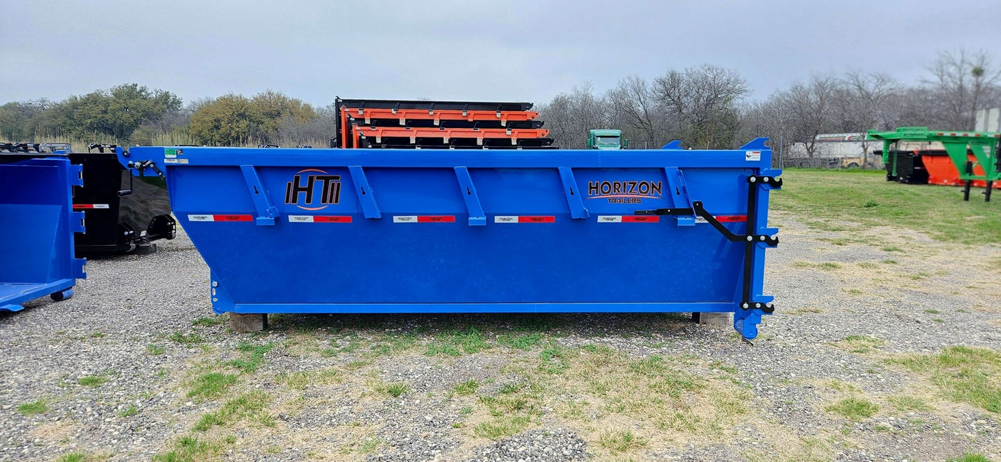 14' Horizon HDZ Roll Off Bin 4' Walls - Blue 1949 - Roll Off Bins - Stryker Dealership Group