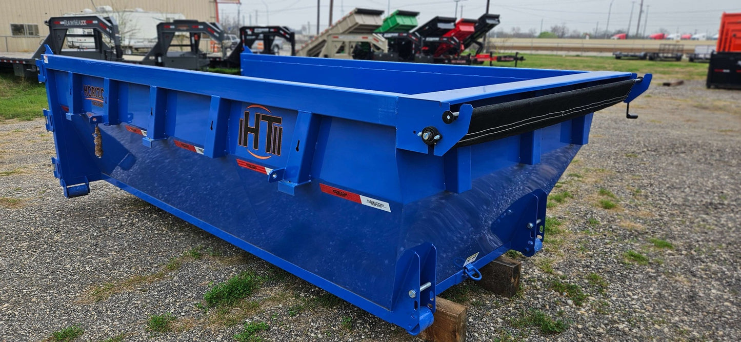 14' Horizon HDZ Roll Off Bin 4' Walls - Blue 1949 - Roll Off Bins - Stryker Dealership Group