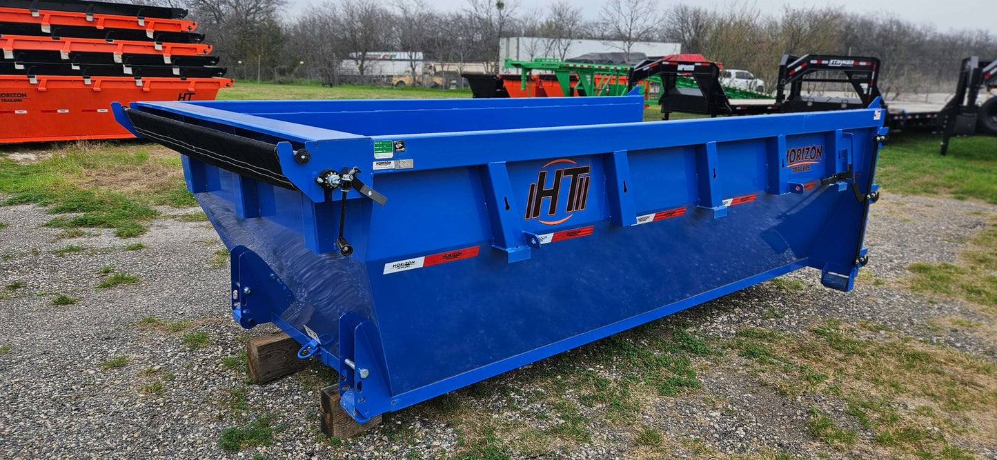 14' Horizon HDZ Roll Off Bin 4' Walls - Blue 1949 - Roll Off Bins - Stryker Dealership Group