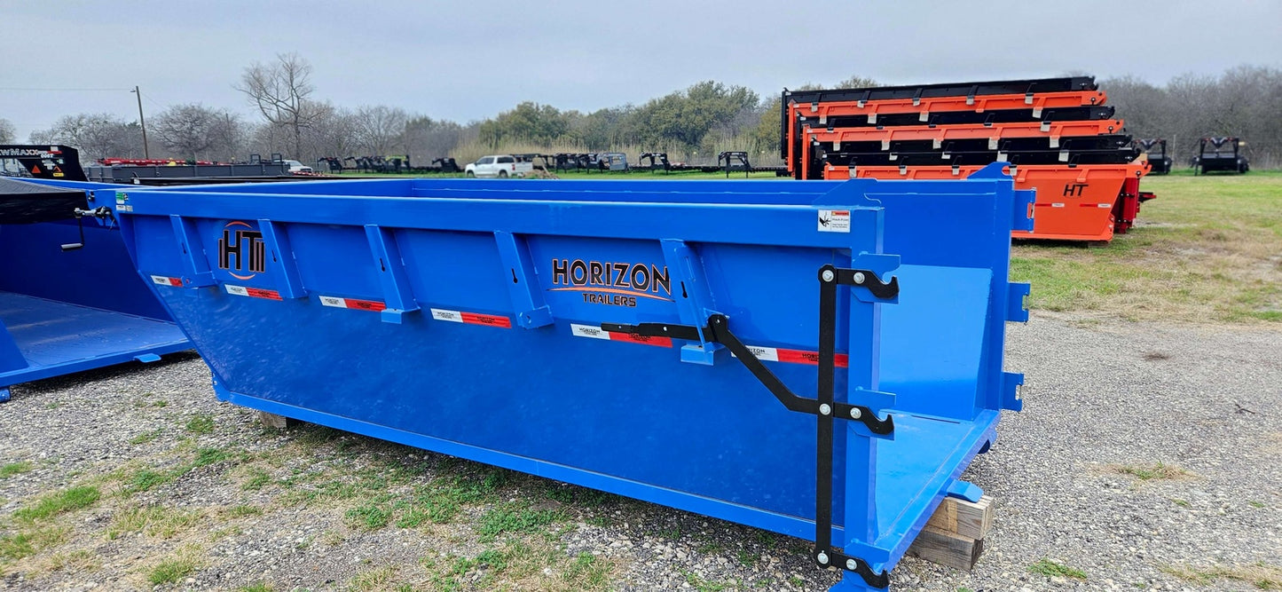 14' Horizon HDZ Roll Off Bin 4' Walls - Blue 1949 - Roll Off Bins - Stryker Dealership Group