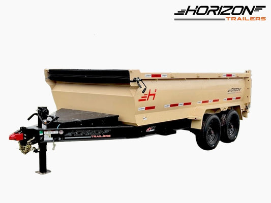 14' HZ7 BP Dump 36" Sides - 8K Axles - 620 Scissor - 14 ply Tires - 2 Speed Jack - DT3 Professional/Dump Trailers - Stryker Dealership Group