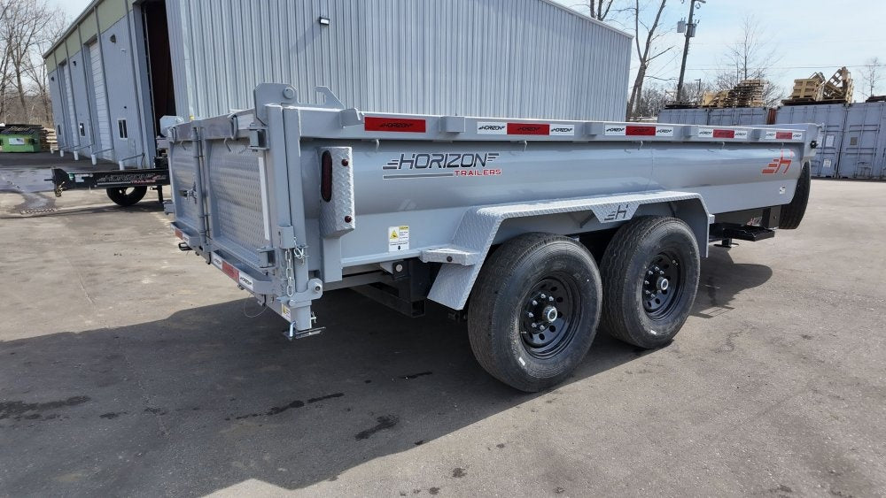 14' HZ7 Dump 24" Sides - 7K Axles - 620 Scissor - Dump Trailers - Stryker Dealership Group