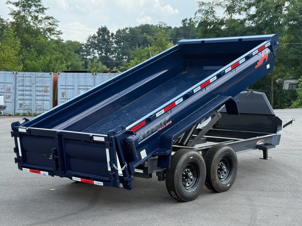 14' HZ7 Dump 24" Sides - 7K Axles - 620 Scissor - Dump Trailers/Dump Trailers - Stryker Dealership Group