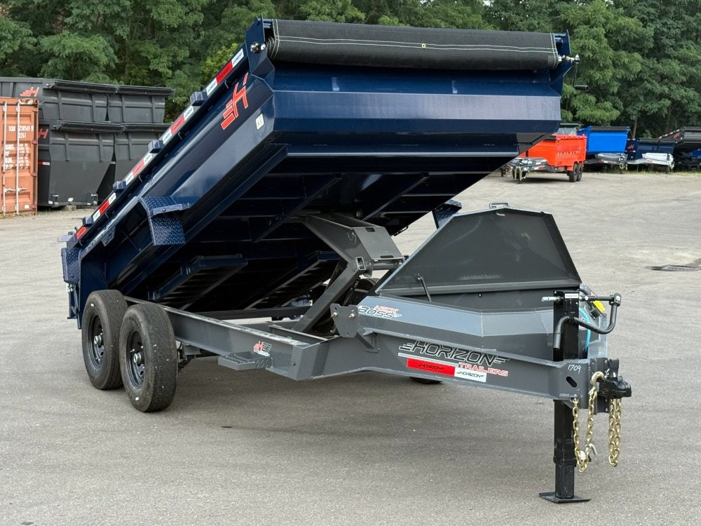 14' HZ7 Dump 24" Sides - 7K Axles - 620 Scissor - Dump Trailers/Dump Trailers - Stryker Dealership Group
