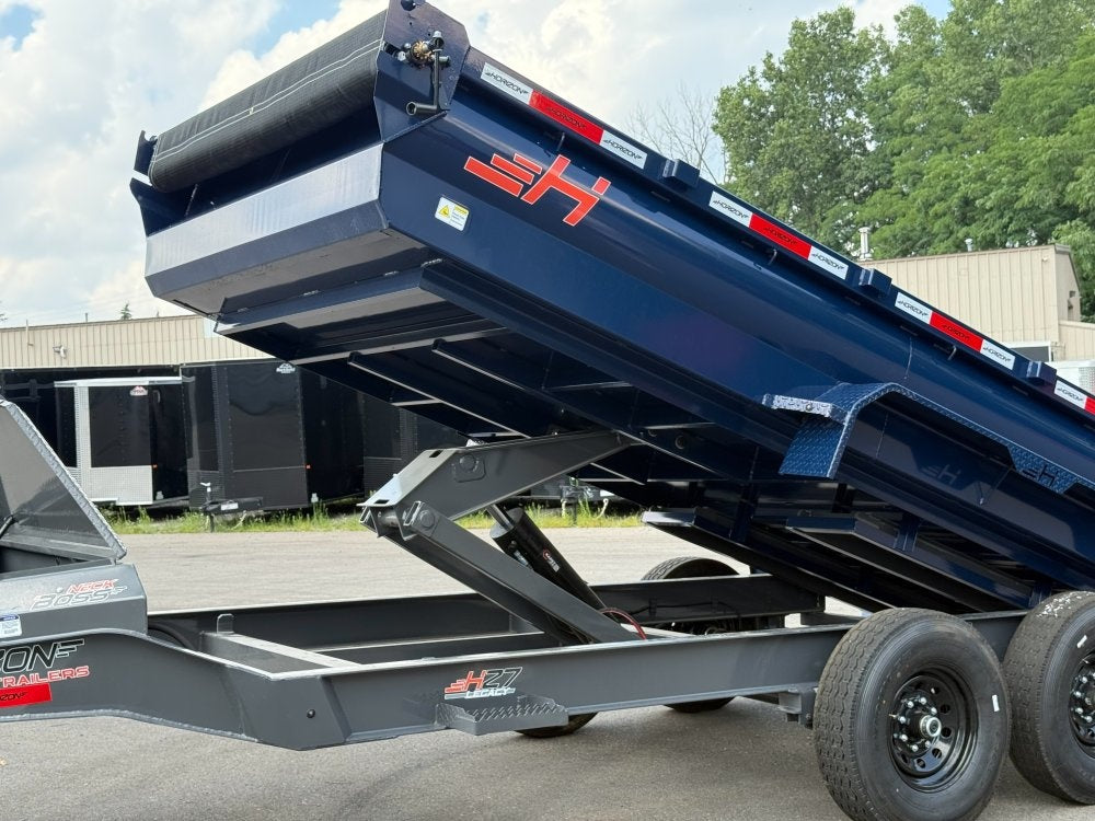 14' HZ7 Dump 24" Sides - 7K Axles - 620 Scissor - Dump Trailers/Dump Trailers - Stryker Dealership Group