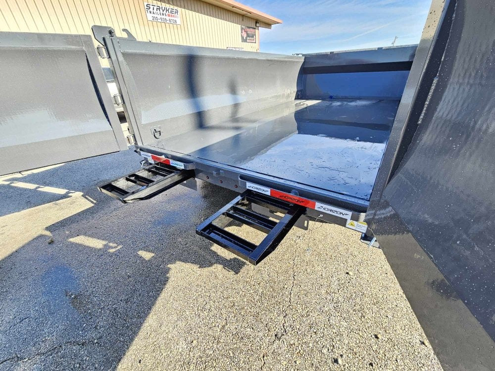 14' HZ7 Dump 36" Sides - 7K Axles - 620 Scissor - Dump Trailers - Stryker Dealership Group