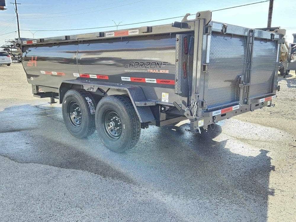 14' HZ7 Dump 36" Sides - 7K Axles - 620 Scissor - Dump Trailers - Stryker Dealership Group