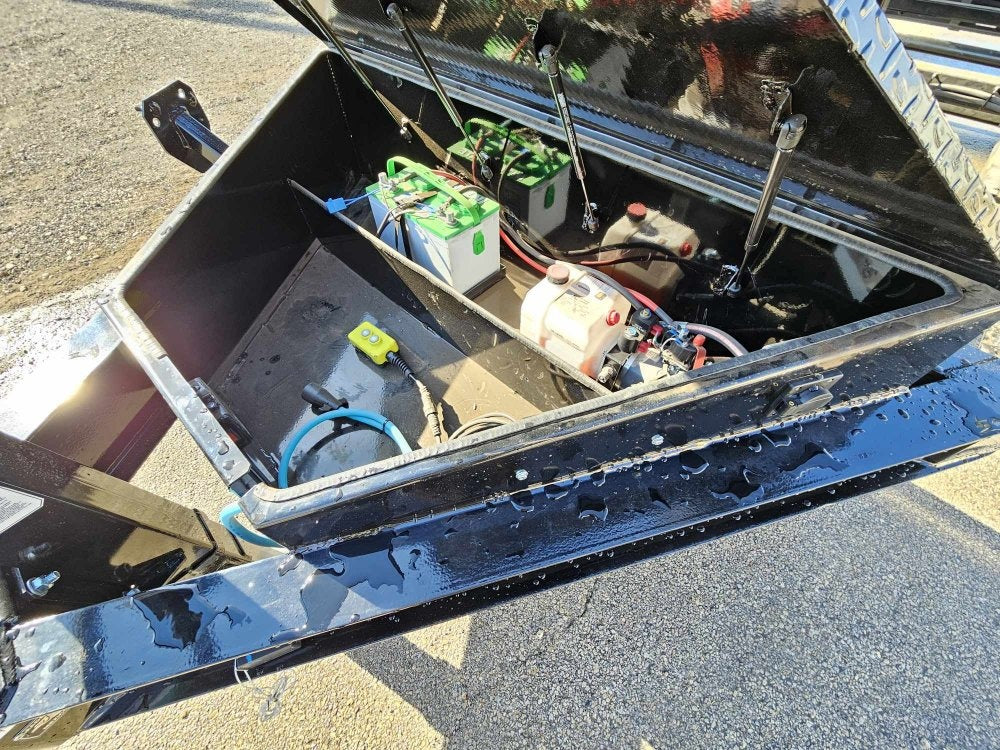 14' HZ7 Dump 36" Sides - 7K Axles - 620 Scissor - Dump Trailers - Stryker Dealership Group