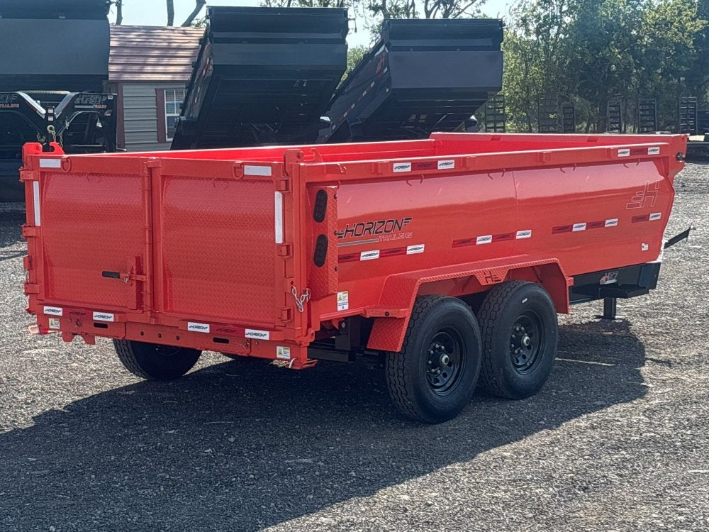 14' HZ7 Dump 36" Sides - 7K Axles - 620 Scissor - DT3 Professional - Stryker Dealership Group